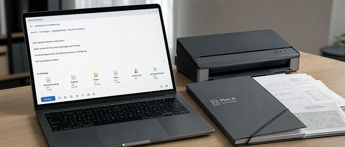 Digitale Kommunikation und Dokumentenanforderung innerhalb eines strukturierten Bauprojekts.