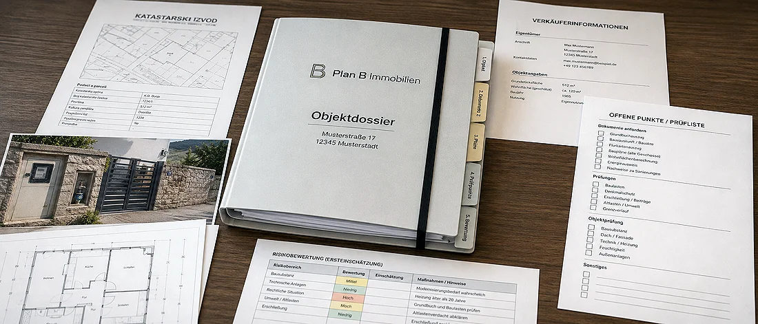 Dokumentierte Gebäudekontrolle als Teil der Qualitäts- und Projektstandsprüfung.
